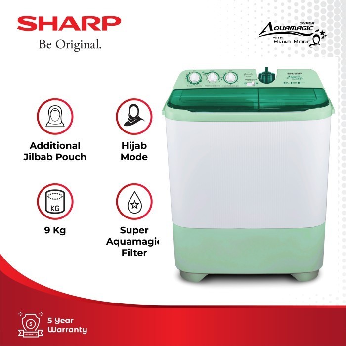 MESIN CUCI SHARP EST1070 EST-1070 EST 1070 10KG