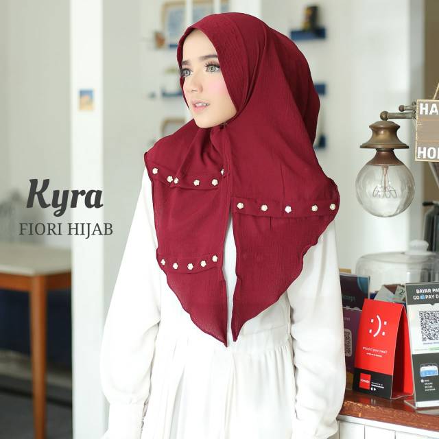 Hoodie Kyra original Fiori Hijab