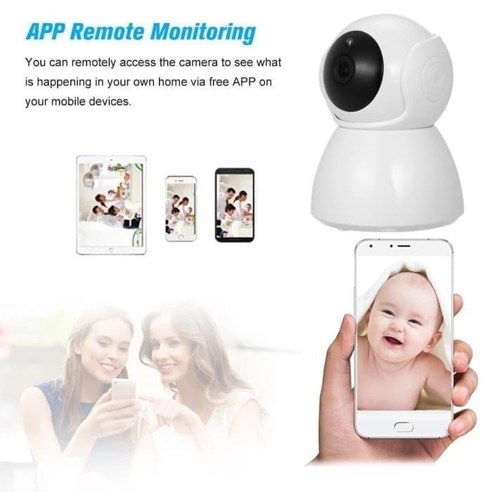 [APP V380] Ipcam CAMERA SNOWMAN CCTV HD 720P WIRELESS WIFI V380 PRO MOTION DETECTOR INFRAMERAH