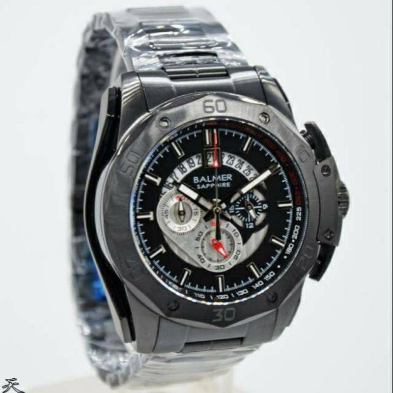 BALMER B.7993 Jam Tangan Pria Chronograph Balmer Sapphire Original Garansi Resmi