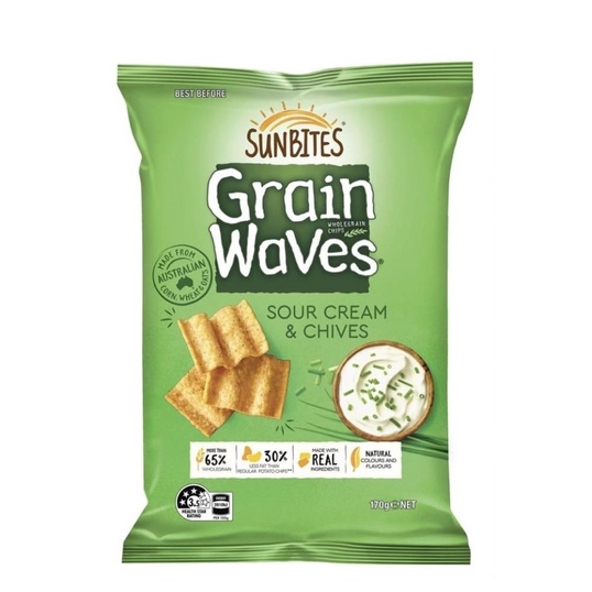 

Sunbites Grain Waves Sour Cream & Chives - Australia