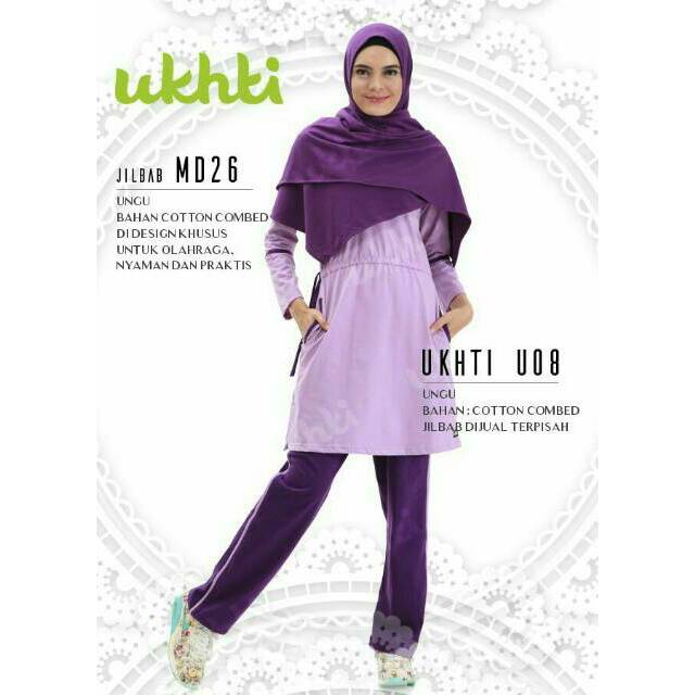 Baju Olahraga Muslimah Ukhti U 08
