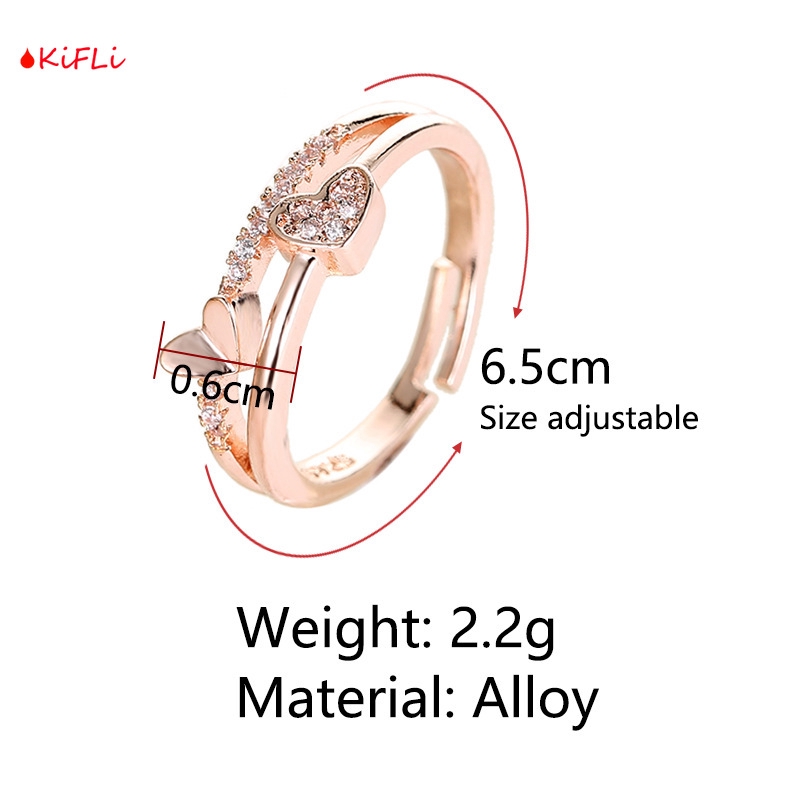 COD (KIFIL) Versi Korea Dari Cincin Jantung Cincin Gelang Baru Cincin Disesuaikan Hidup