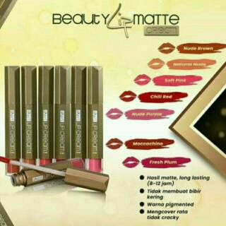 B ERL LIP MATTE CREAM  7 Varian  Warna  Shopee Indonesia