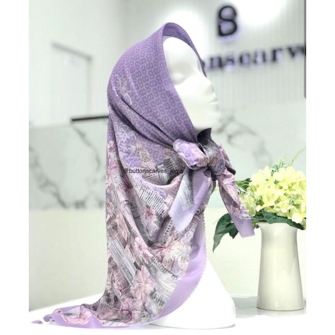 buttonscarves malaya series iris