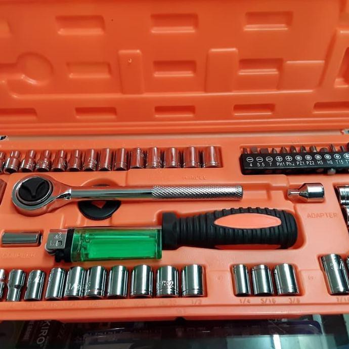 Kunci Sok Set Kenmaster 54 Pcs / Socket Wrench Kenmaster / Kunci Shock