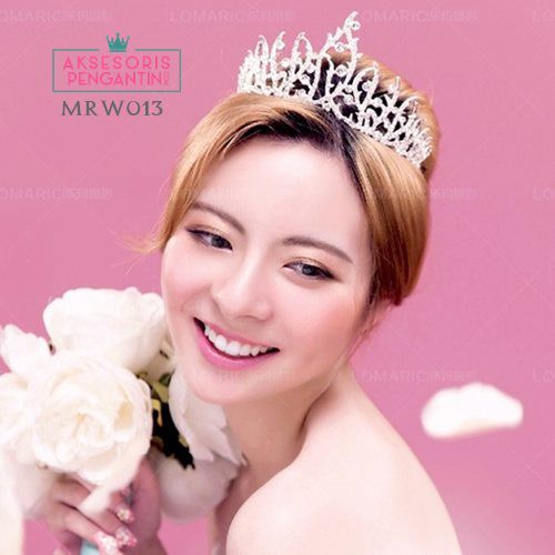 [READY STOCK] AKSESORIS RAMBUT WEDDING CROWN MAHKOTA PENGANTIN WANITA MRW013