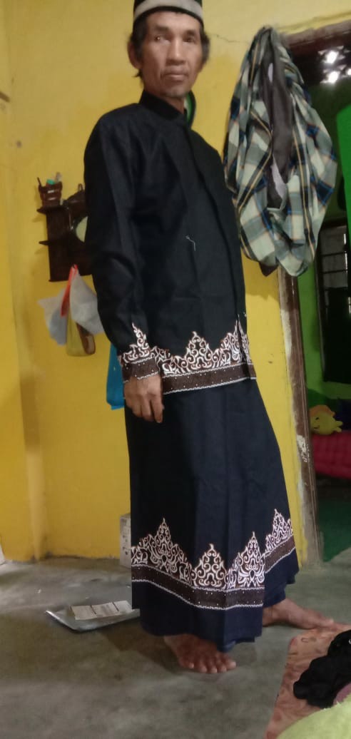 Setelan Sarung Dan Koko Batik Tumpal Kosong Lengan Panjang,pendek Batik Solo Modern