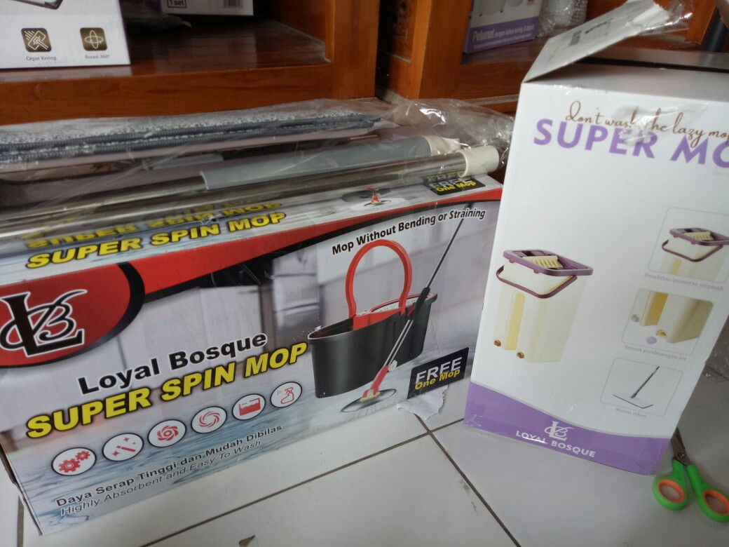 Cod Alat Pel Praktis Ultra Mop Bentuk Persegi Panjang 21cm X 20cm