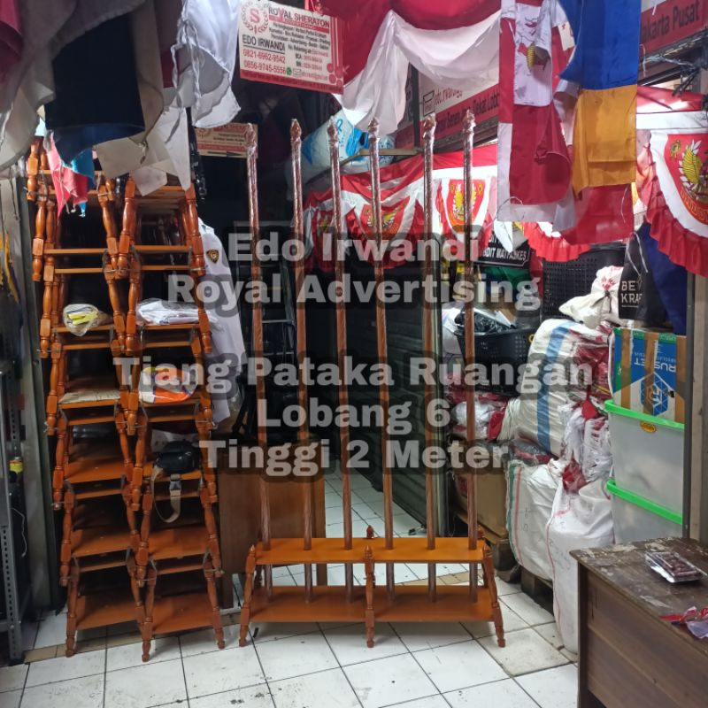

Tiang Pataka atau Tiang Bendera Ruangan Lobang 6 Ready Stock Berkualitas