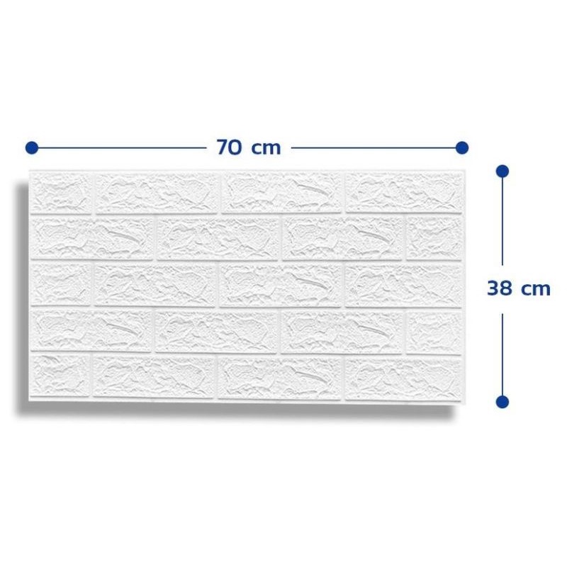 Wallpaper Foam 3D Timbul Uk 70cm x 77cm