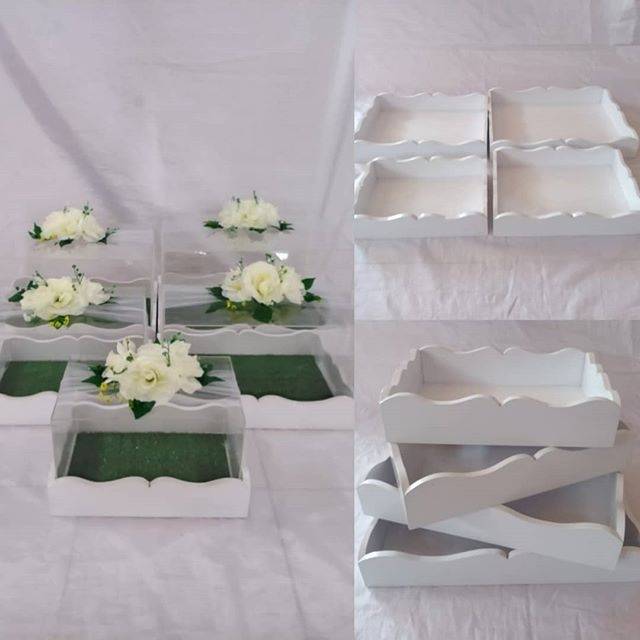 Kotak seserahan kayu+akrilik