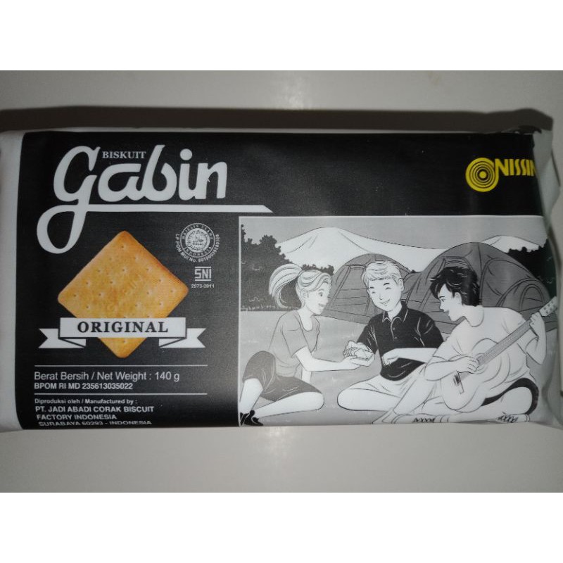 

Biskuit Gabin Nissin 140gr