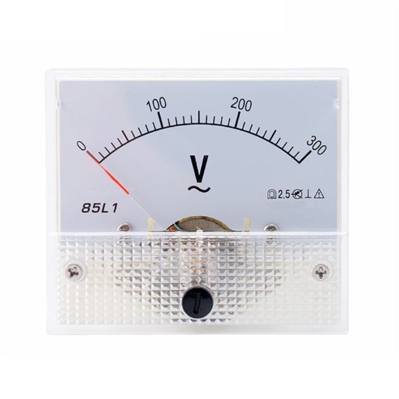 Btsg Portable Pointer Voltmeter 2.5 Akurasi Panel Voltage Volt Analog Gauge Meter