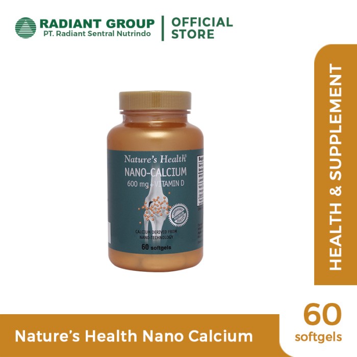 Nature's Health Nano Calcium