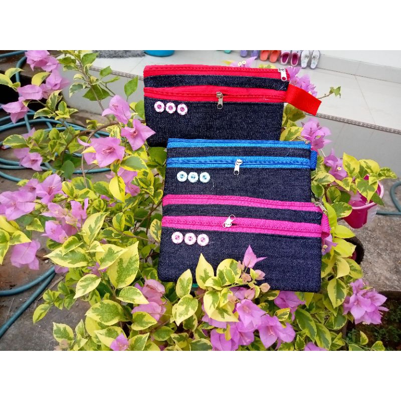 

Kotak pensil Denim sebaguna, 2resreting