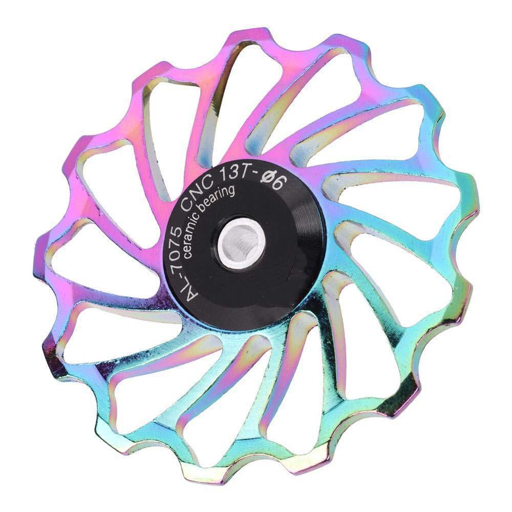 Lanfy Bearing Cycling Metal Pulley Wheel Transmisi 11T 13T Roller Pemandu Keramik