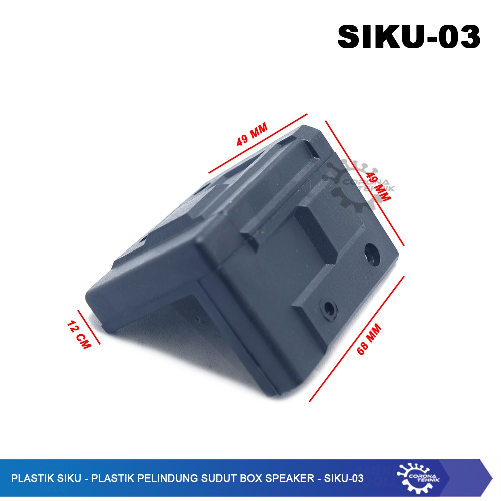 SIKU-03 - Plastik Siku - Plastik Pelindung Sudut Box Speaker