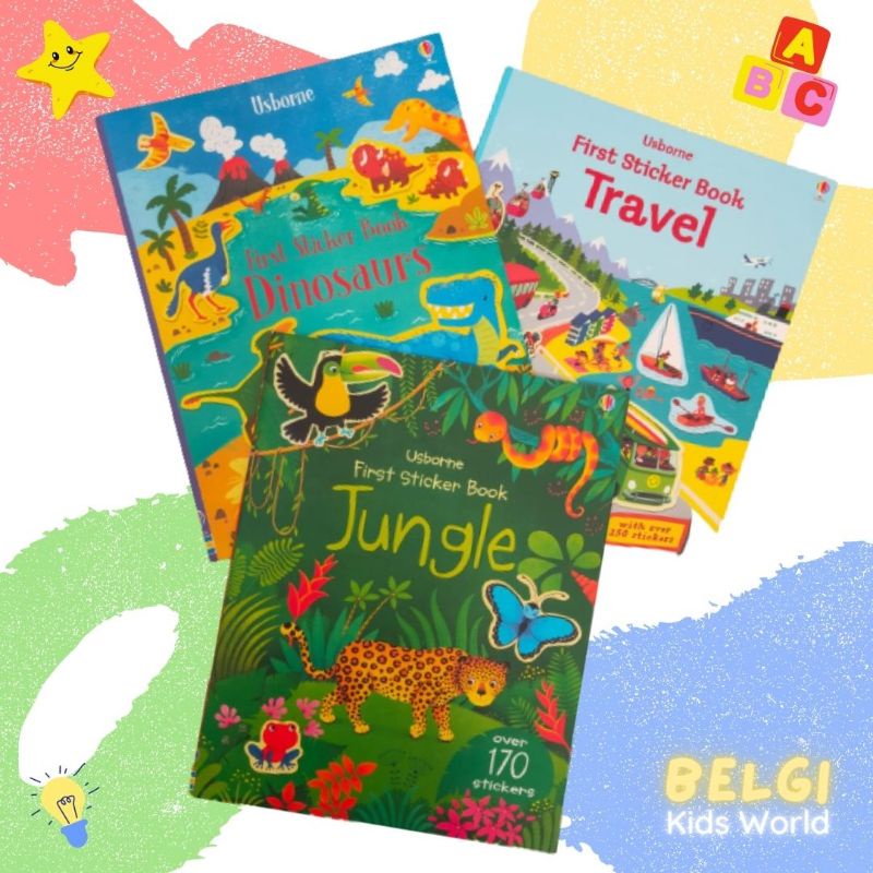 

Usborne Sticker Book / Buku Stiker Anak / Buku Anak Aktivitas