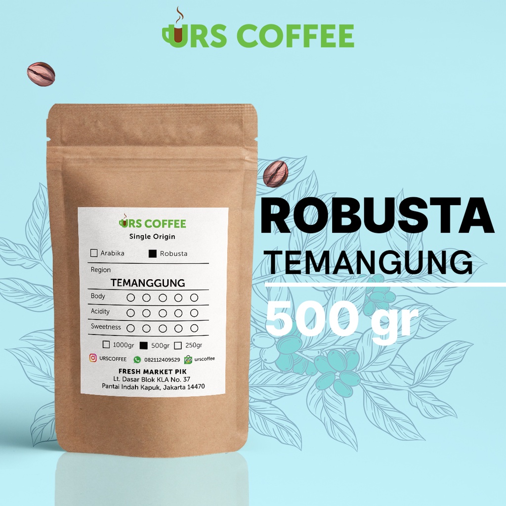 

Kopi Robusta Temanggung 500 gr