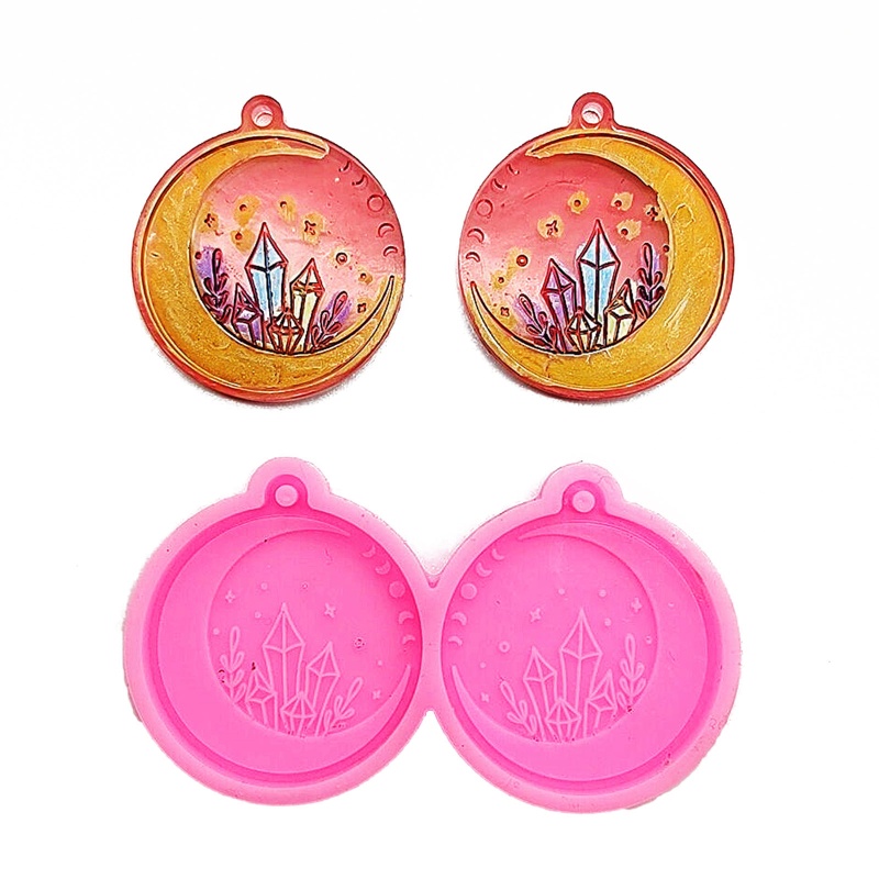 Siy Cetakan Resin Epoksi Bahan Silikon Bentuk Persegi Panjangmatahari Untuk Antingkerajinan Diy