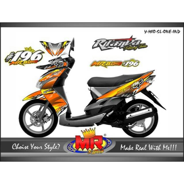 25+ Inspirasi Keren Stiker Motor Mio Soul Keren