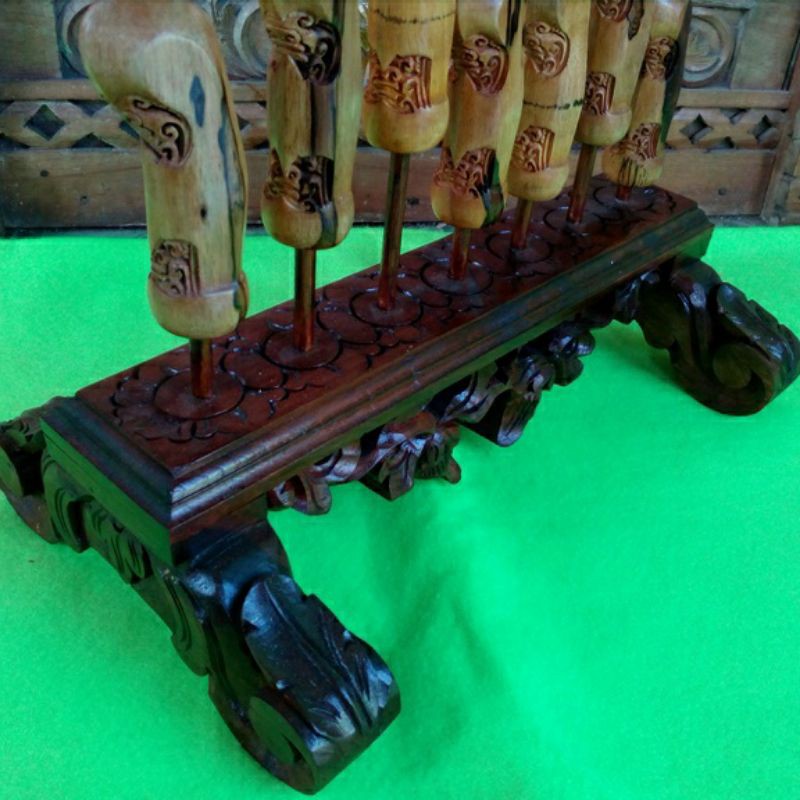 Jagrak Tempat Deder keris Bahan kayu Jati Asli