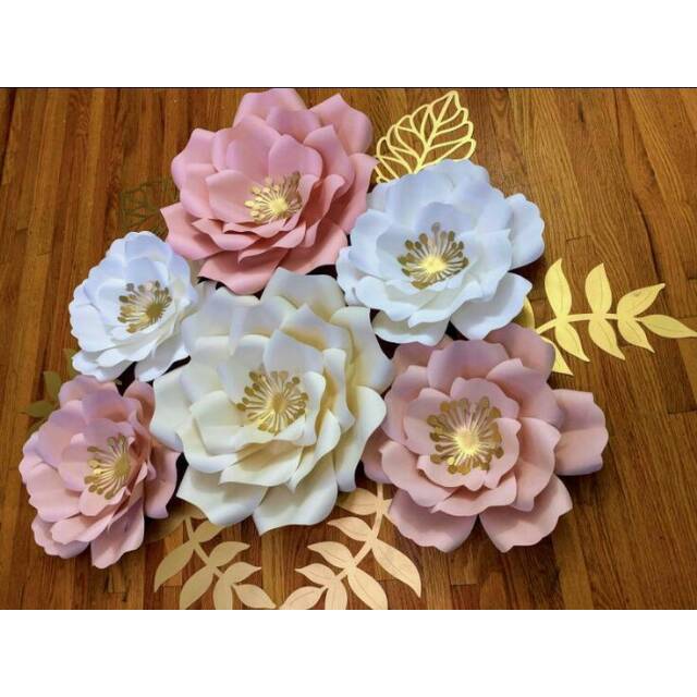 Paper flower 027 Bunga kertas Backdrop Dekor Hiasan Paper flower 027 Bunga kertas Backdrop Dekor Hiasan