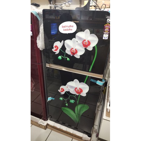 KULKAS POLYTRON 2 PINTU PRW 23 MO/PRW-23 MO TEMPERED GLASS