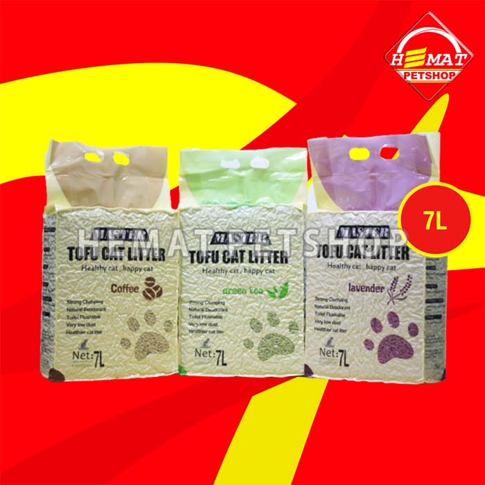 Master Tofu Soya Cat Litter Pasir Gumpal Kucing 7 Litter