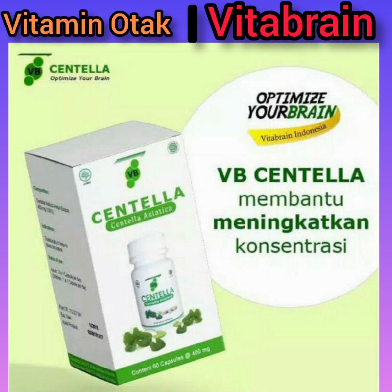 Vitabrain VB Centella | Vitamin Otak Untuk Anak Dewasa Remaja