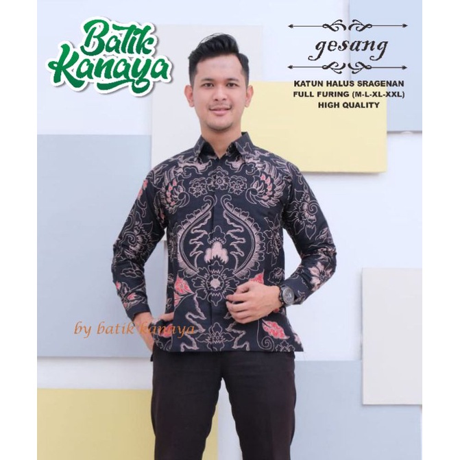 Kanaya Baju Batik Pria GESANG Full Furing