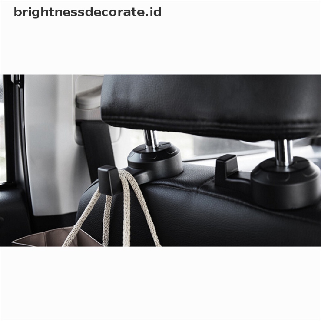 2 Pcs Holder Kait Gantungan Organizer Universal Untuk Sandaran Kepala Kursi Belakang Mobil Suv Truk