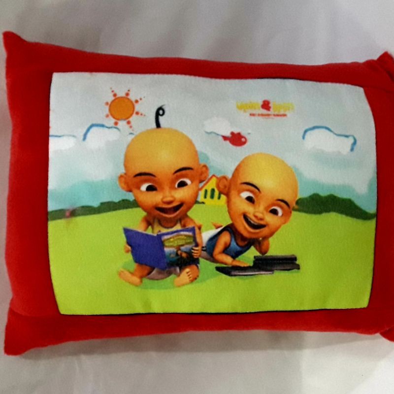 Upin Ipin MINI 30*40cm, bantal snack, bantal kartun, bantal lucu, bantal murah, sovenir, hadiah