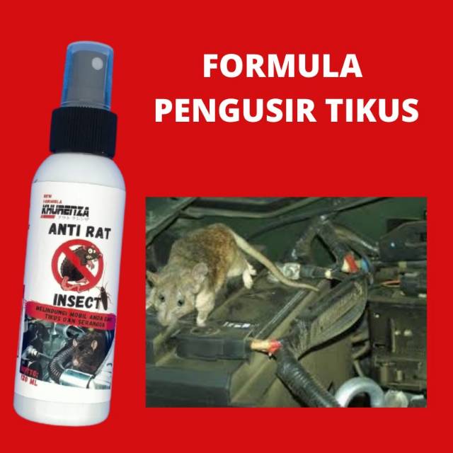 COD Cairan pengusir tikus serangga di kap mobil ampuh Anti rat Khurenza