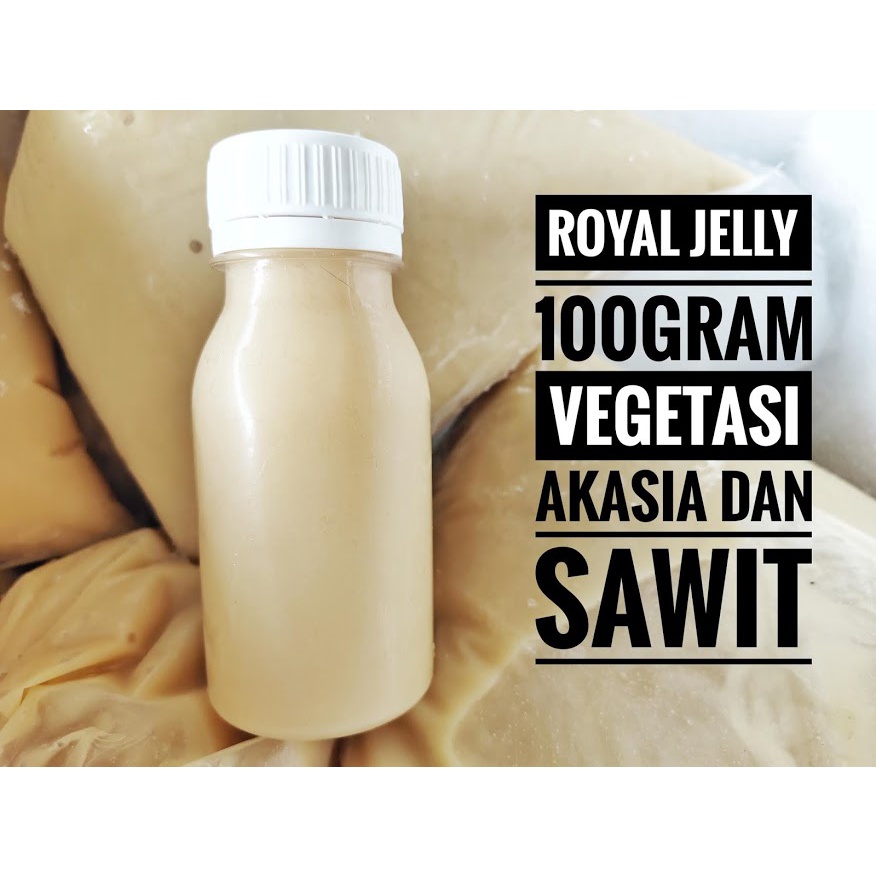 

Madu Royal Jelly vegetasi akasia dan sawit 100% Alami