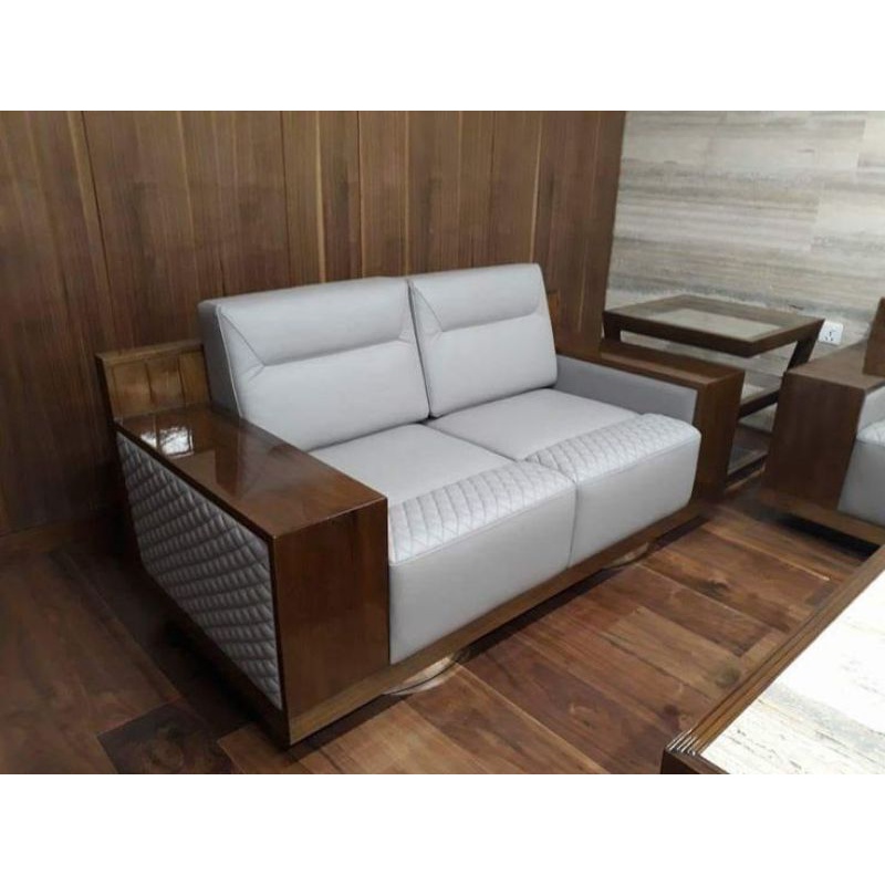 Sofa Single Kulit Sofa Tamu Kayu Jati Sofa Tamu Cantik