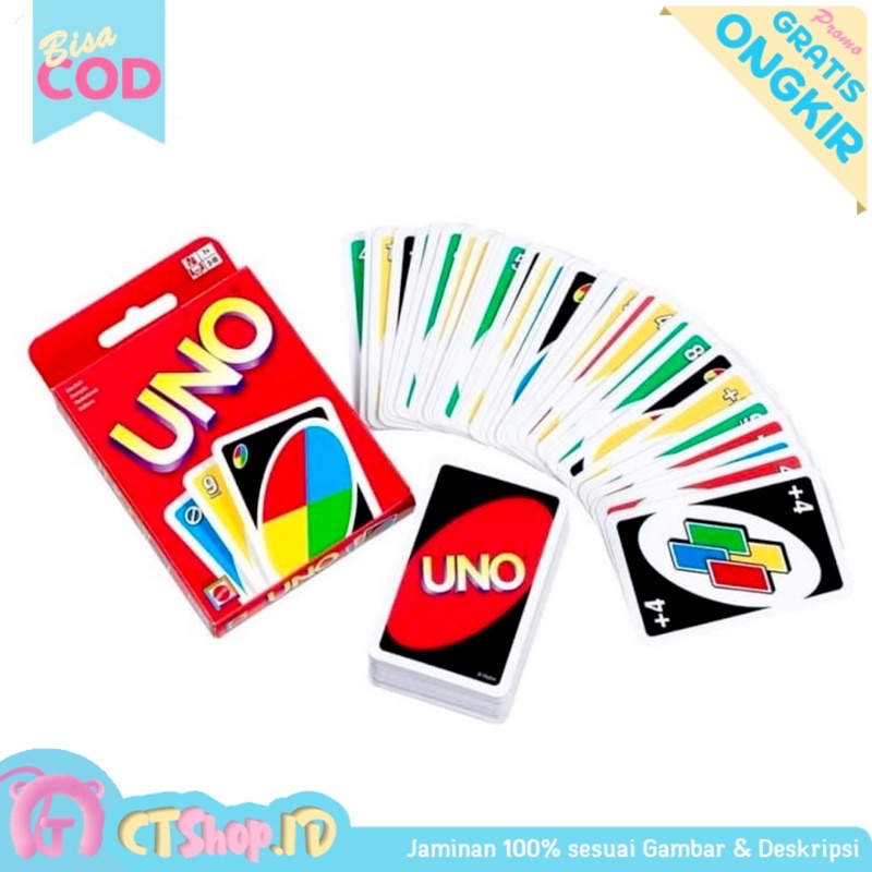 CTShopID Kartu Uno PREMIUM BAHAN BAGUS TEBAL BUKAN ABAL-ABAL
