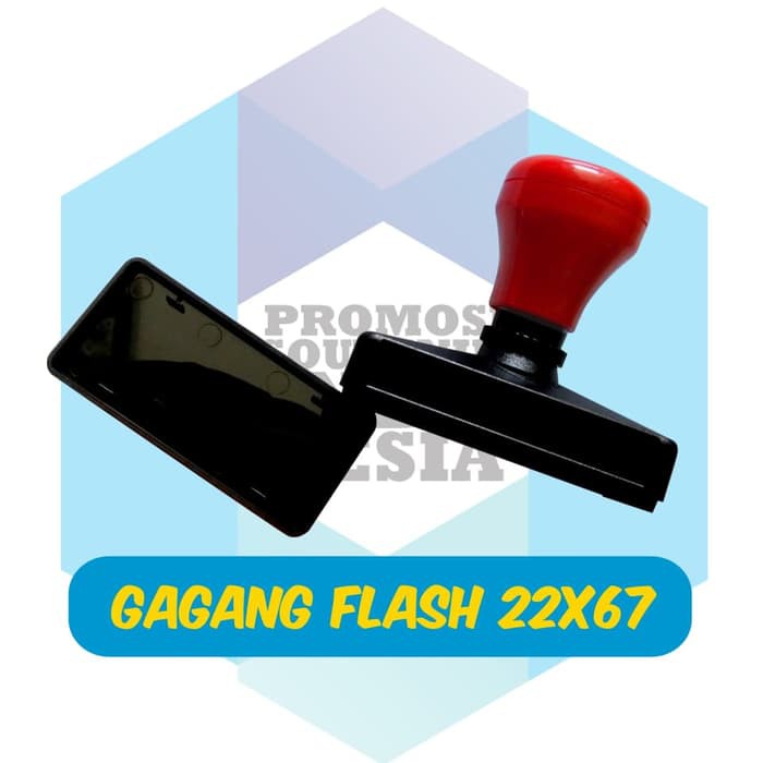 

gagang stempel flash ukuran 22x67 mm