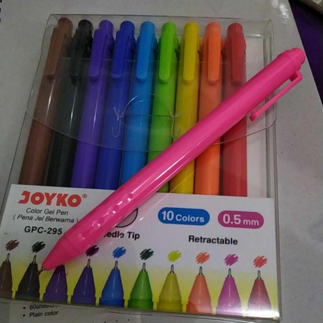 

Jual [ Set ] Color Gel Pen Warna Warni - Joyko Gpc-295 10 Warna Murah! Berkualitas
