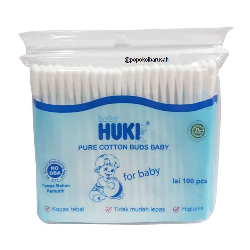 Huki Cotton Bud Bayi&amp;Dewasa Isi 100pcs/popokcibarusah