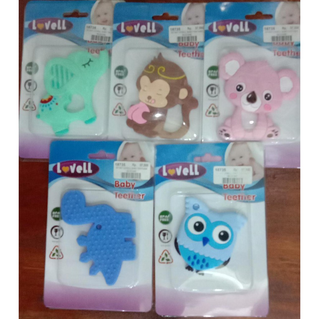 LOVELL BABY TEETHER SILICONE / TEETHER