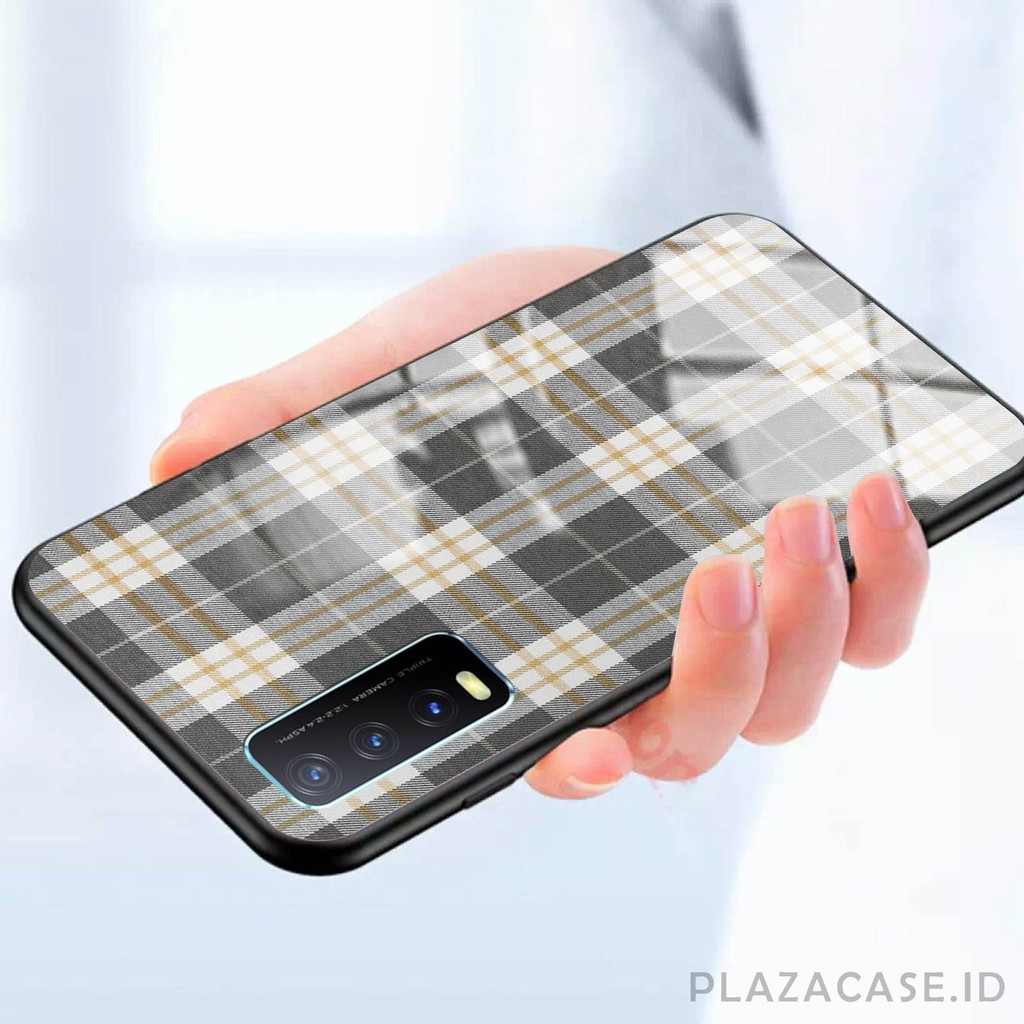 Softcase Glass [K31] for Y12s A53 REALME NARZO 20 C12 C15 Y20 A33 2020 Y30 V20 SE RENO 4F REDMI 9C