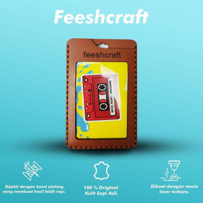 

[[COD]] Id card holder kulit / name tag kulit / gravir nama/logo PRODUK TERBATAS Kode 207