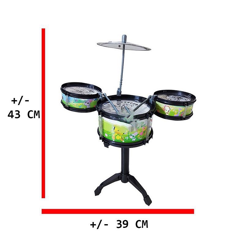 Mainan Jazz Drum Set Lokal / Mainan Anak Alat Musik Mini Drum / mainan edukatif anak Murah