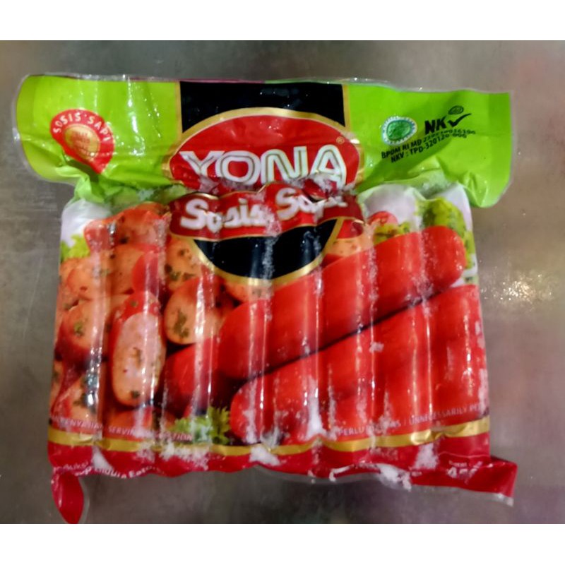 

Yona Sosis Sapi Merah 15's 450gr