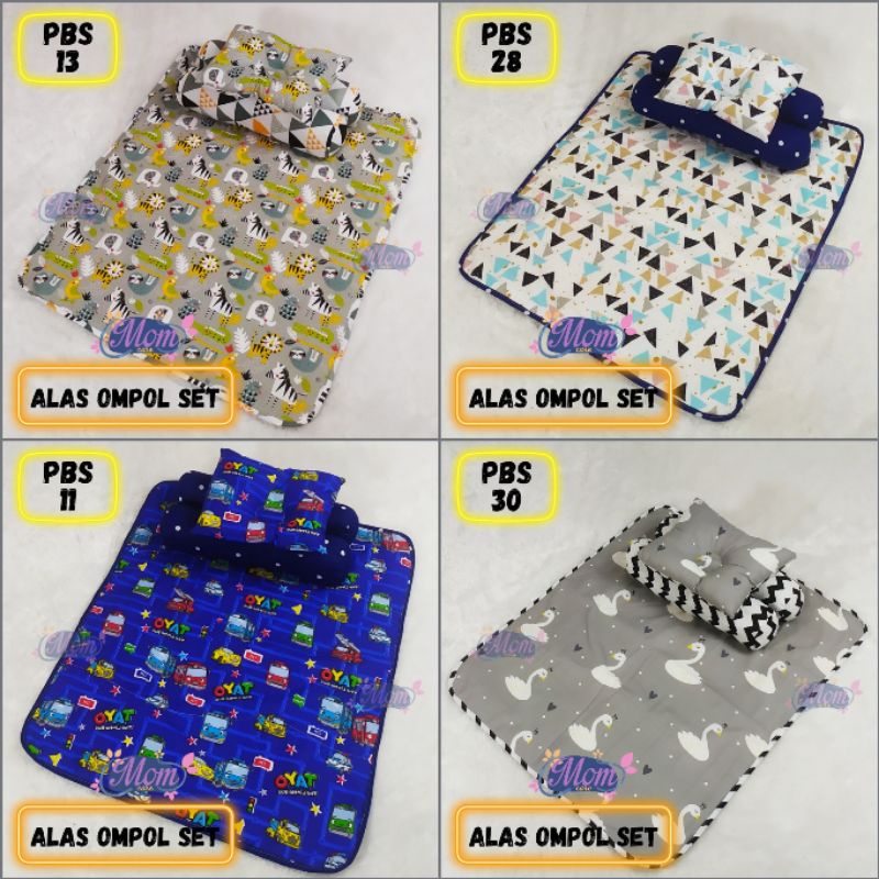 Perlak Bayi Waterproof Set Bantal Plus Guling