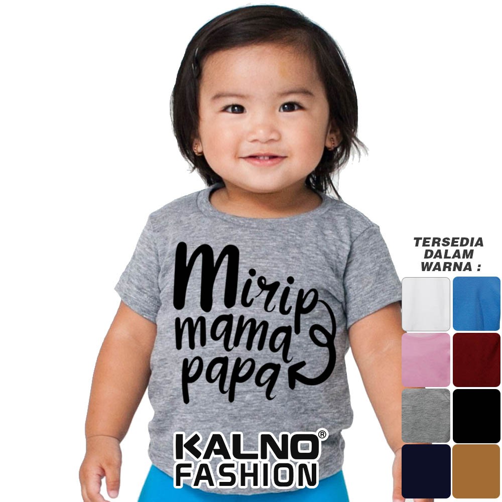 Baju Anak Print mirip mama papa 217 - Anak Anak Umur 1 -  7 Tahun Ukuran S M L XL Bahan Katun polyes