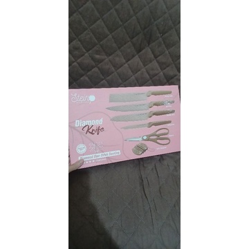 (100% ORIGINAL + TERMURAH) Steincookware Stein Pisau Set Diamond