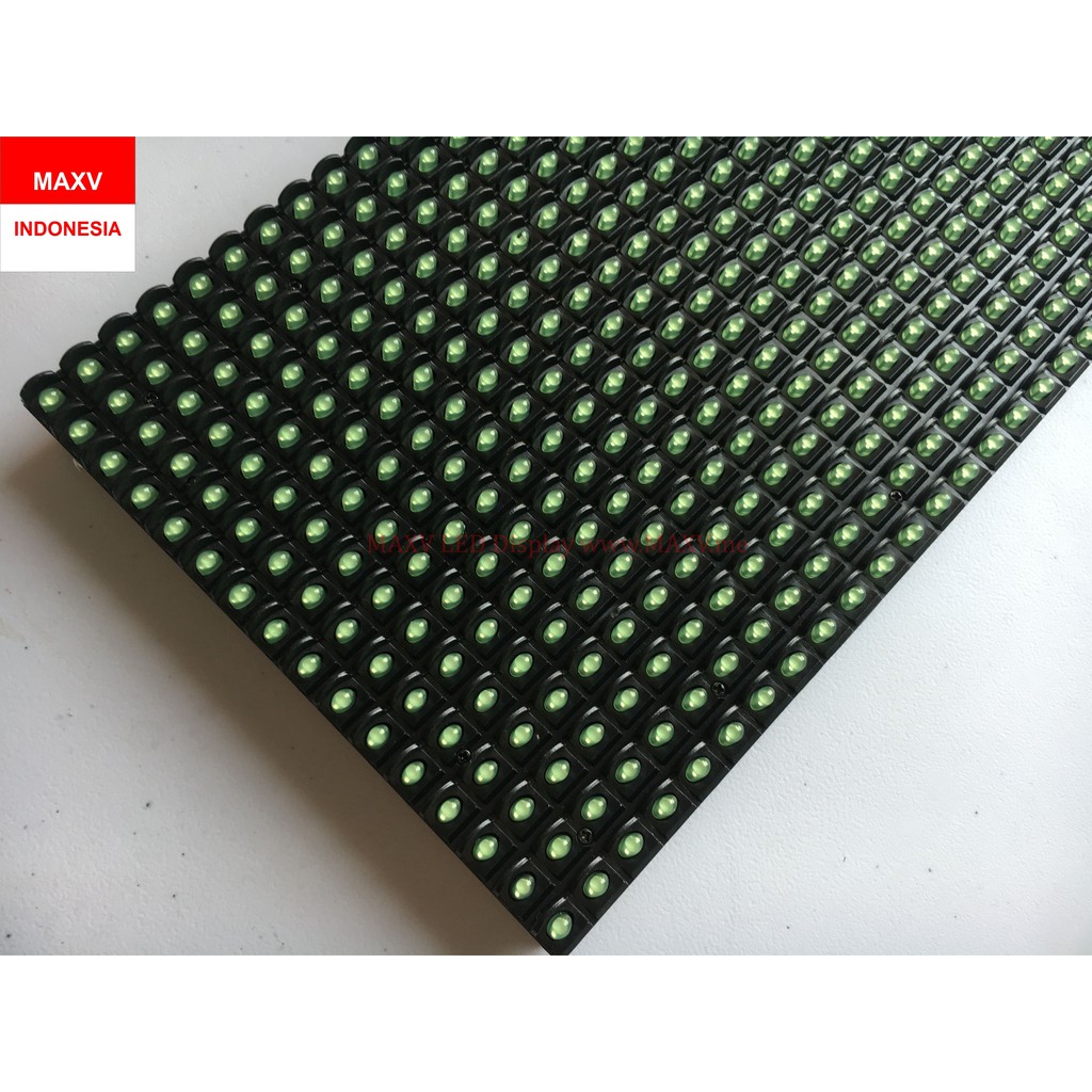 P10 DIP Green Hijau LED Modules Running Text